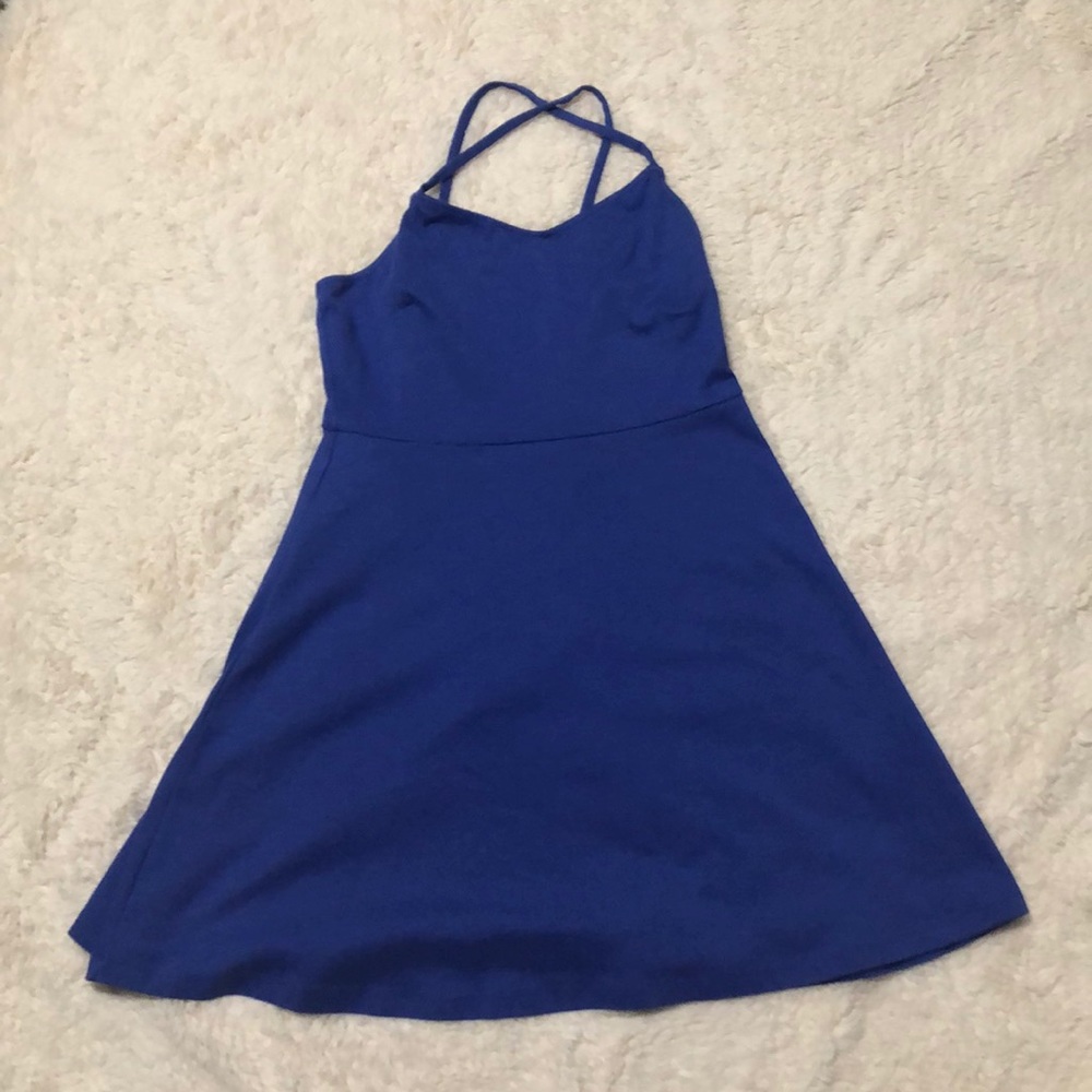 Blue dress